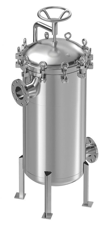 stainless steel multi-bag filter housings
