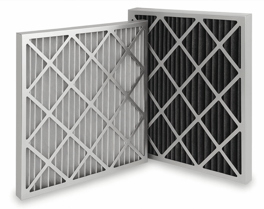 pleated panel filters for HVAC prefiltration