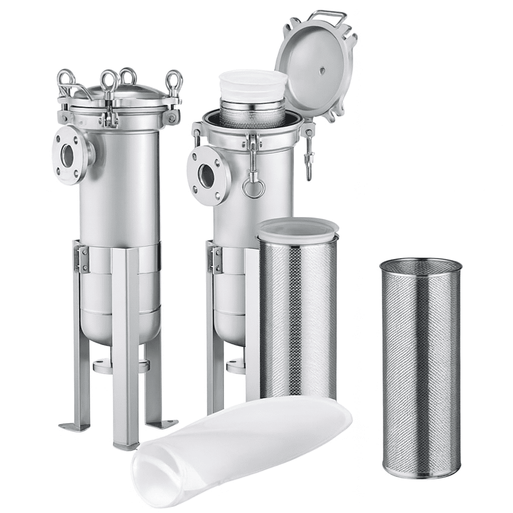 stainless steel single-bag filter housings