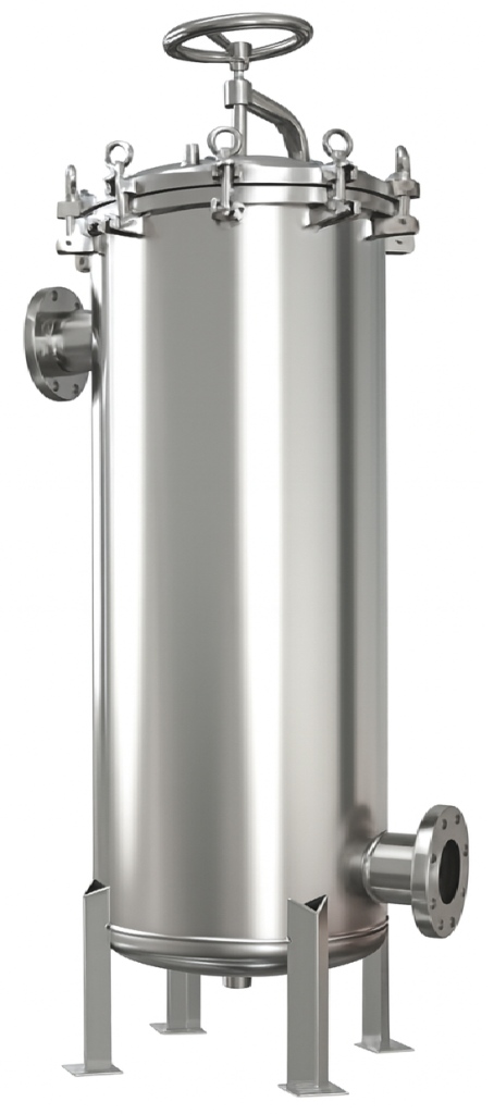 stainless steel high flow multi-cartridge filter housings