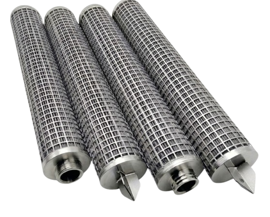 stainless steel pleated filter cartridge